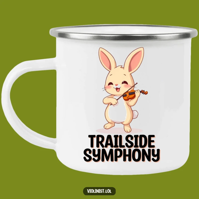 Funny Bunny Campfire Mug: Brews and Tunes for Outdoor Fun