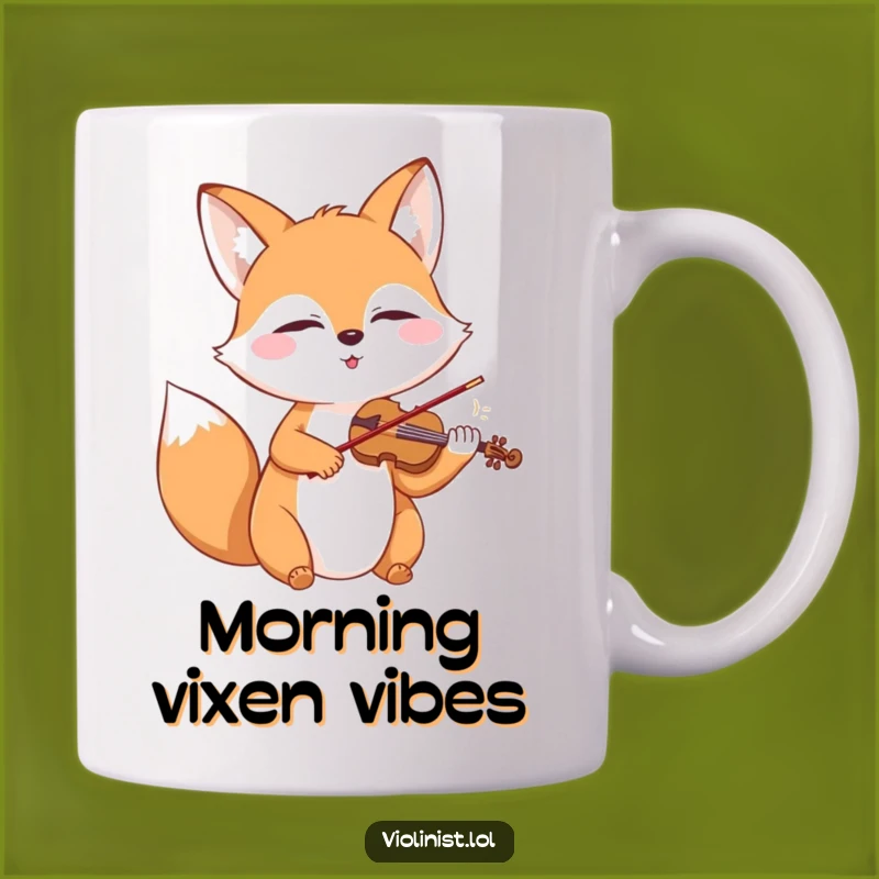 Funny Fox Violin Mug: A Hilarious Gift for Music Lovers and Animal Friends