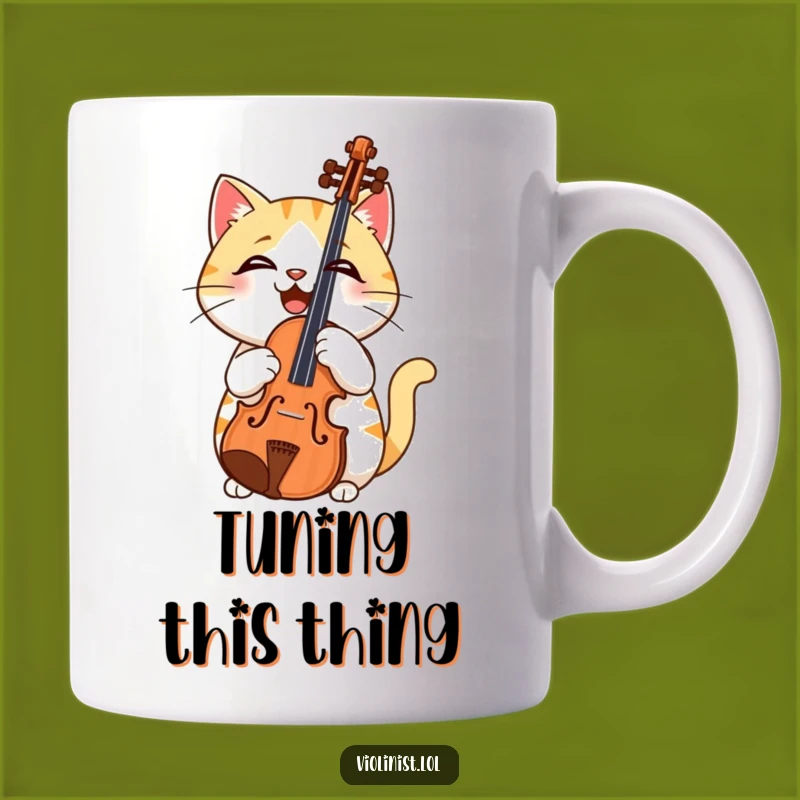 Funny Cat Violin Mug: A Hilarious Gift for the Clueless Musician