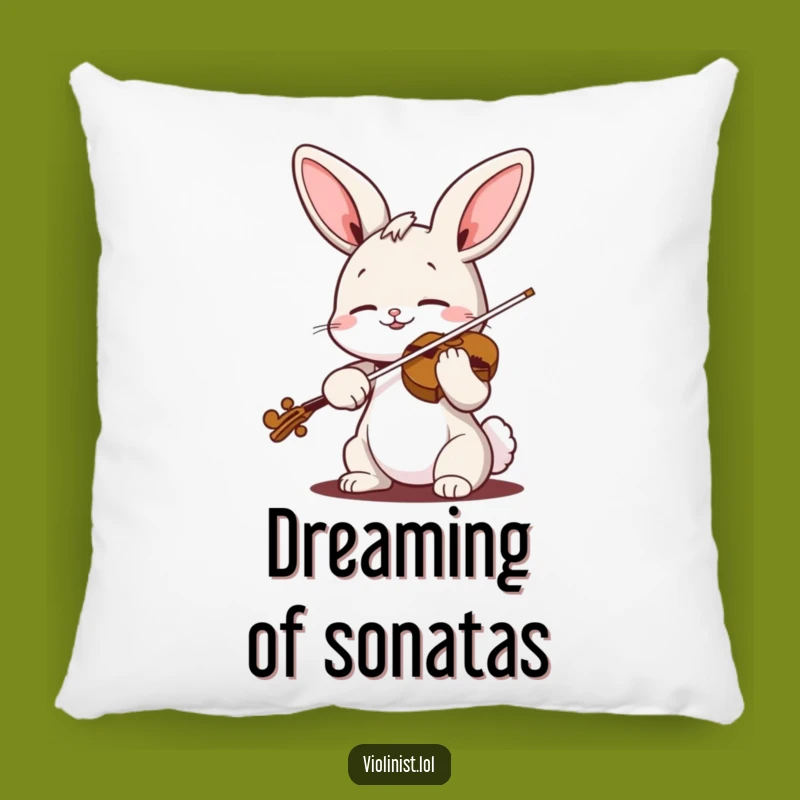 Funny Bunny Violin Pillow: Cuddle Up with This Hilarious Musical Cushion
