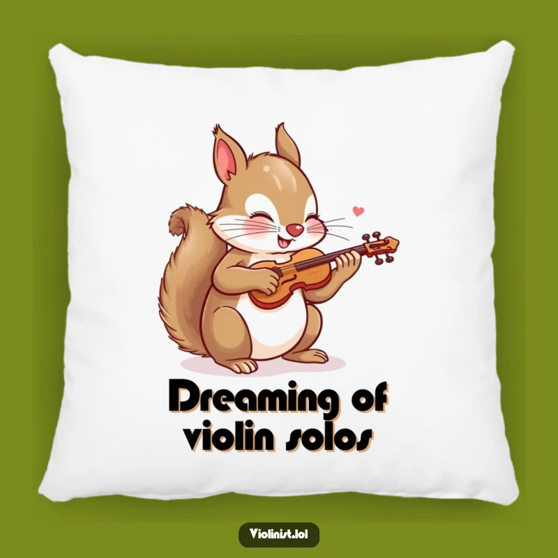 Funny Squirrel Pillow: Cozy Concert Companion, Perfect Humorous Gift for Comfort