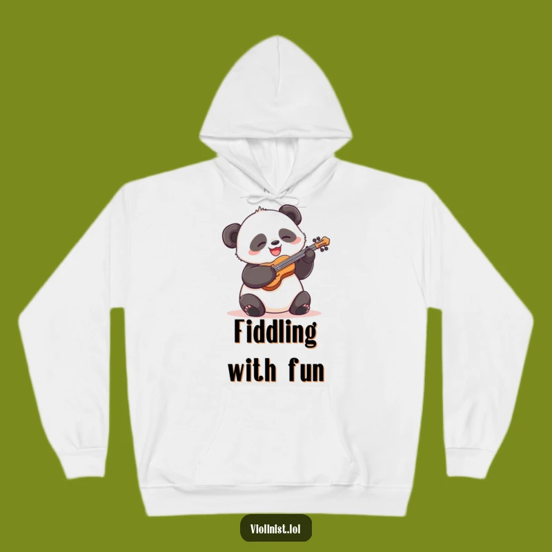 Cozy Funny Panda Hoodie: Strum Your Way to Warmth