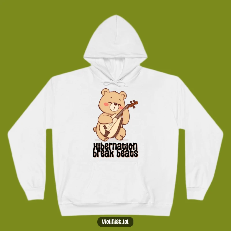 Funny Bear Cello Hoodie: Cozy Up with a Symphonic Roar, a Hilarious Gift