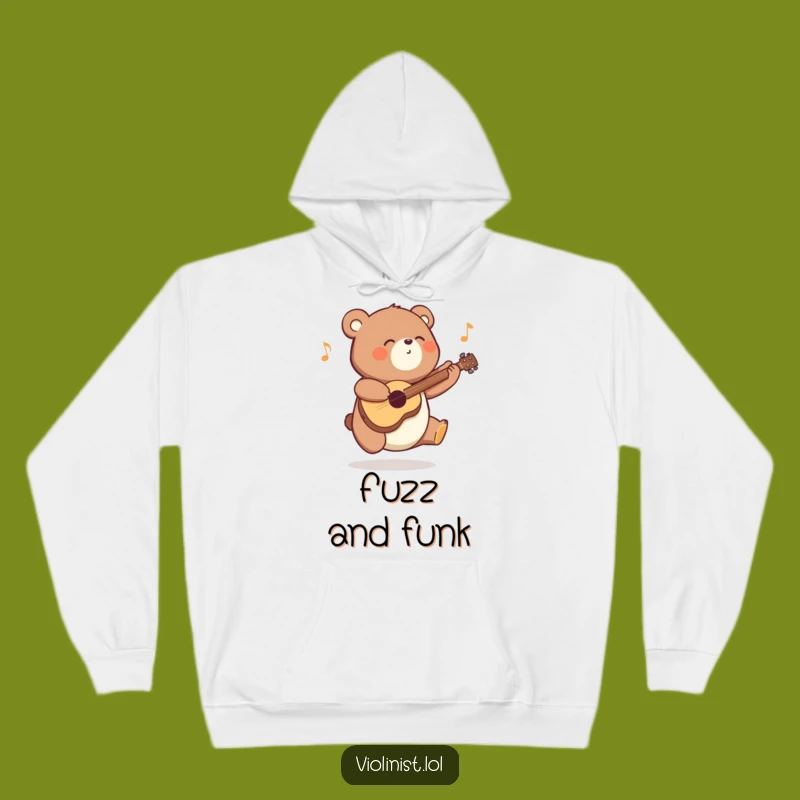 Funny Energetic Bear Hoodie: Cozy Up with this Joyful Musical Masterpiece Gift