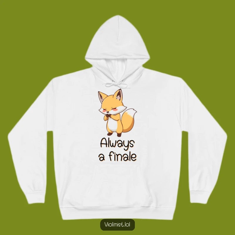 Funny Fox Bow Hoodie: Stay Warm and Dramatic with This Hilarious Theatrical Wear