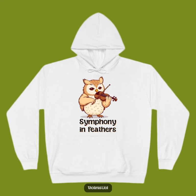Cozy Funny Owl Hoodie: Warmth for the Musical Soul