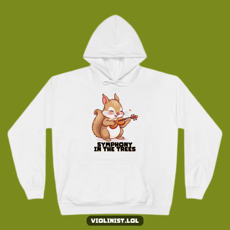 Funny Squirrel Hoodie: Cozy Maestro, Ultimate Humorous Gift for Warmth and Merriment