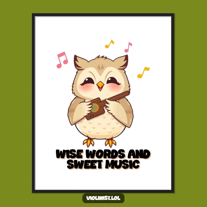 Free Printable Owl Wall Art: Serene Melody Downloadable Art for Peaceful Decor