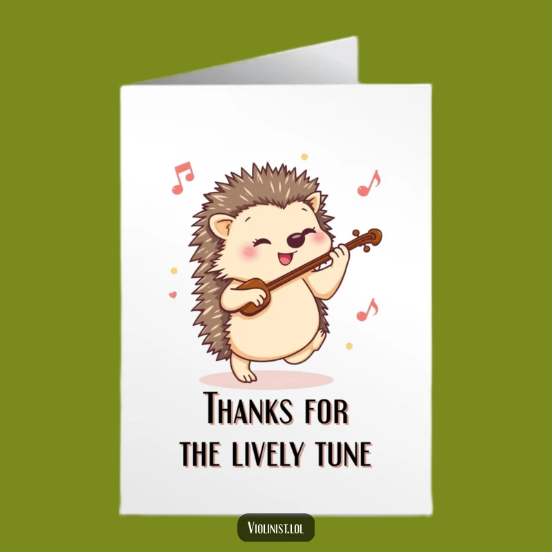 Free Printable Hedgehog Thank You Card: A Rhythmic Expression of Gratitude