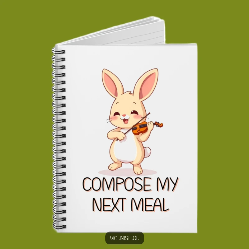 Funny Bunny Music Journal: Compose Your Thoughts with Joy