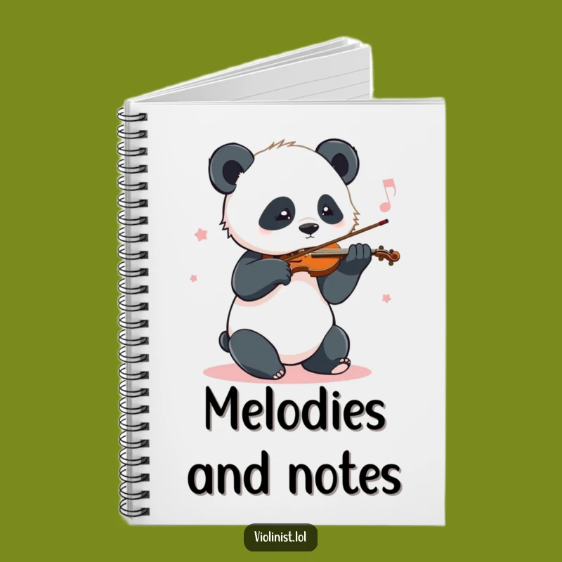Funny Panda Notebook: Jot Down Melodies with Playful Panda Wit