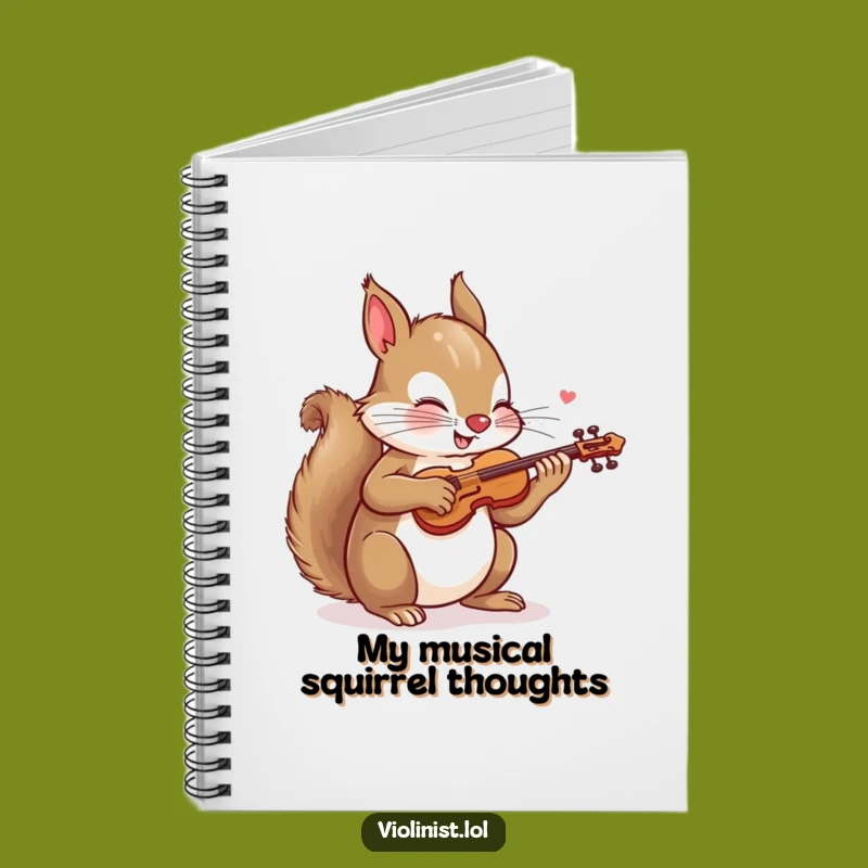 Funny Squirrel Notebook: Energetic Idea Composer, Perfect Humorous Gift for Creators