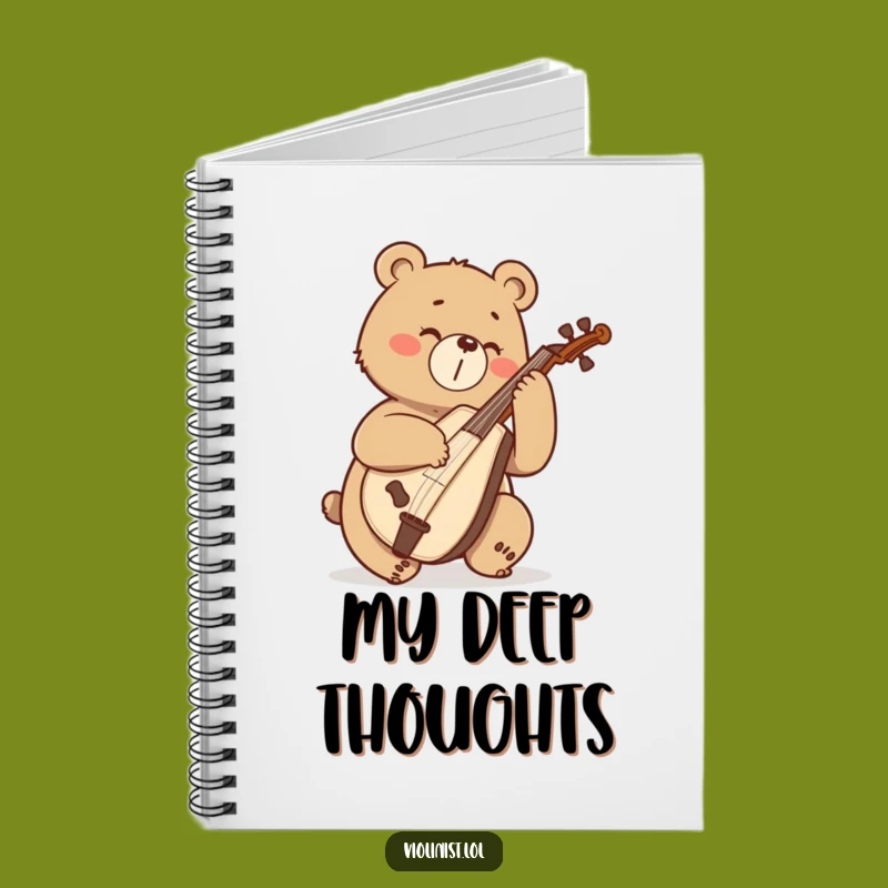 Funny Bear Cello Notebook: Compose Your Masterpieces with Bear-Sized Flair, a Hilarious Gift