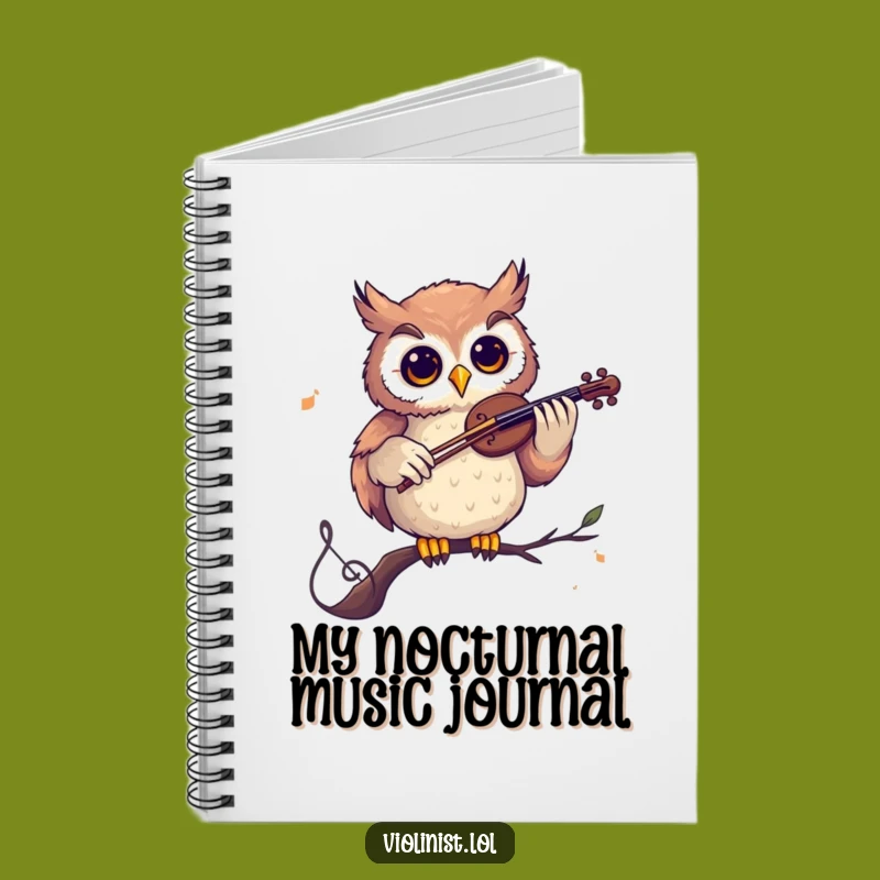Funny Owl Notebook: Curious Composer's Log, Perfect Humorous Gift for Writers