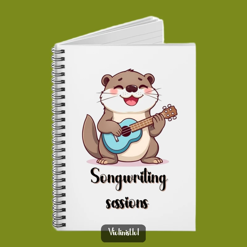 Funny Otter Ukulele Notebook: Write Your Own Happy Songs!