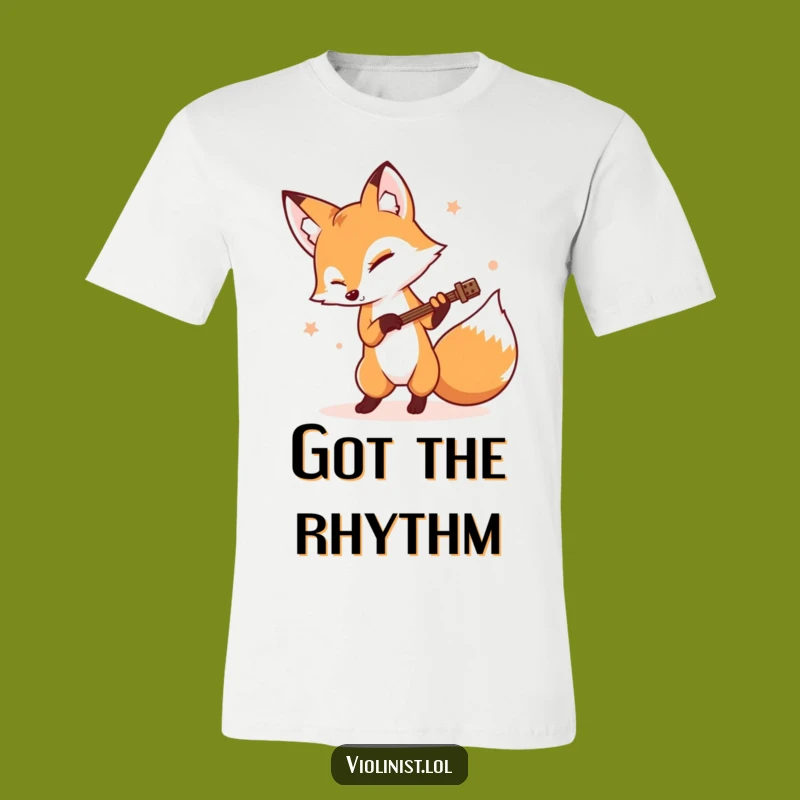 Funny Fox Groove T-Shirt: Show Off Your Musical Style