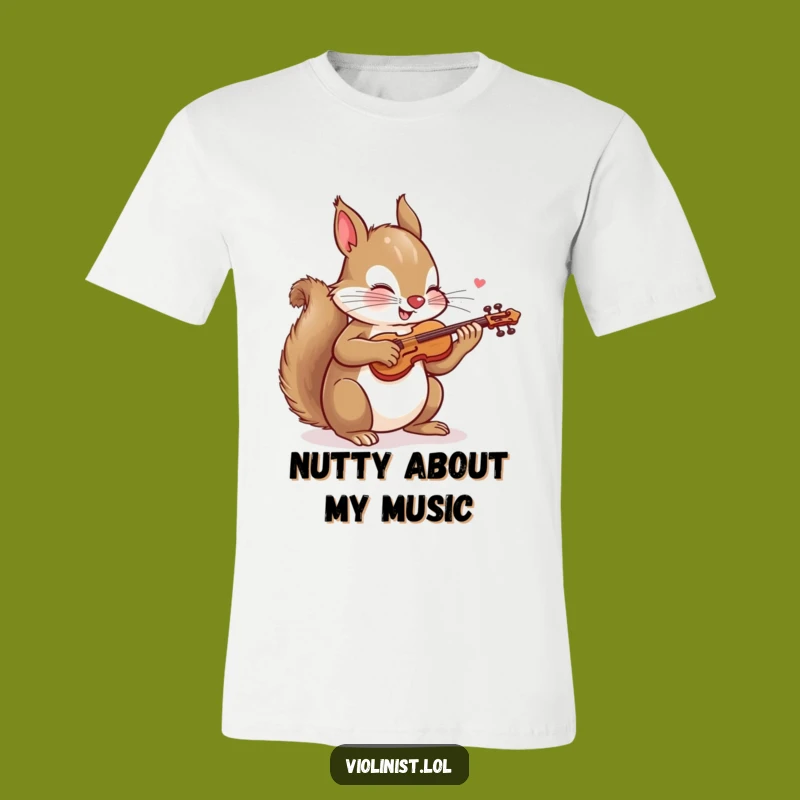 Funny Squirrel T-Shirt: Energetic Musician, Hilarious Gift for Performers and Nature Lovers
